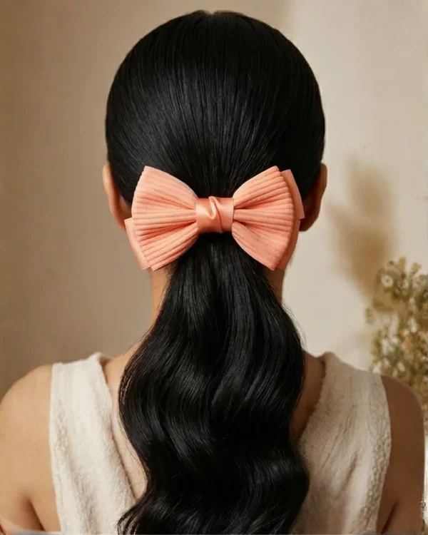 Cute hair accessories collection with multicolor bow clips, hair ribbons, hairbands and teddy bear or bunny hairbands for girls and kids from Passionate Bangladesh.