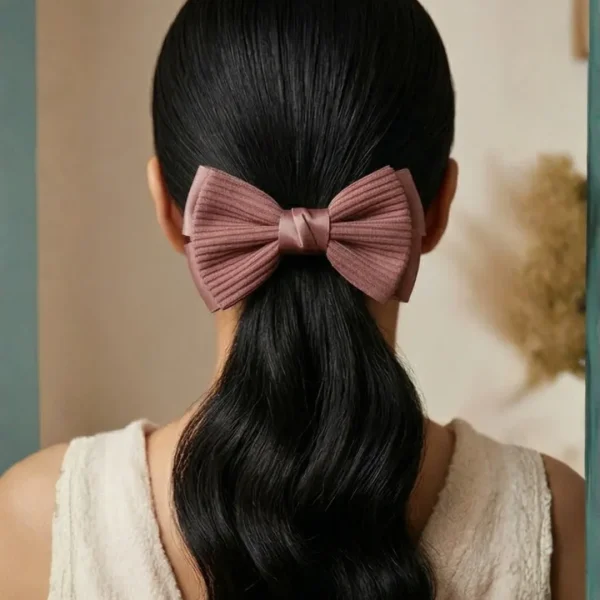 Cute hair accessories collection with multicolor bow clips, hair ribbons, hairbands and teddy bear or bunny hairbands for girls and kids from Passionate Bangladesh.