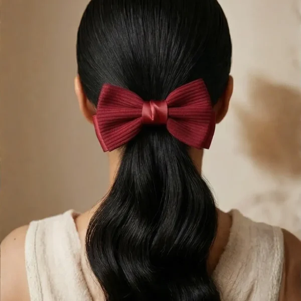 Cute hair accessories collection with multicolor bow clips, hair ribbons, hairbands and teddy bear or bunny hairbands for girls and kids from Passionate Bangladesh.