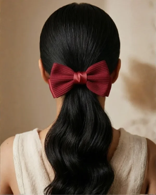 Cute hair accessories collection with multicolor bow clips, hair ribbons, hairbands and teddy bear or bunny hairbands for girls and kids from Passionate Bangladesh.