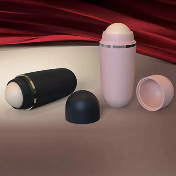 face oil absorbing roller skincare tool volcanic stone oil absorber washable facial oil removing care skin makeup tool.