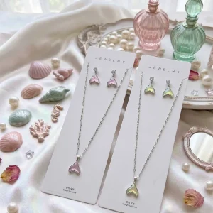 Stylish fashion layer necklace and pendants collection at Passionate Bangladesh showing different gold, silver and stoned necklace and pendants with earrings pair for western and fusion outfits.