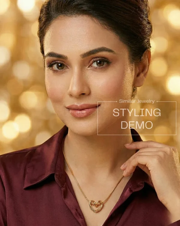 Stylish fashion layer necklace and pendants collection at Passionate Bangladesh showing different gold, silver and stoned necklace and pendants with for western and fusion outfits.