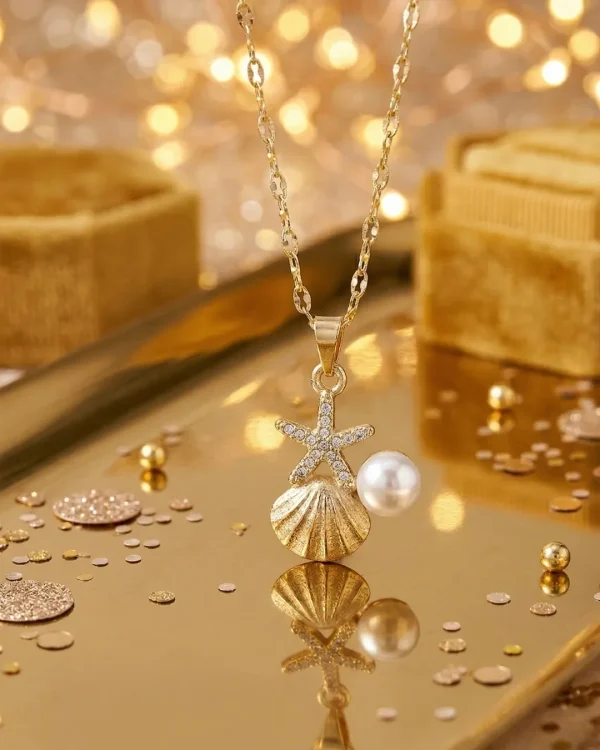 Stylish fashion layer necklace and pendants collection at Passionate Bangladesh showing different gold, silver and stoned necklace and pendants with for western and fusion outfits.