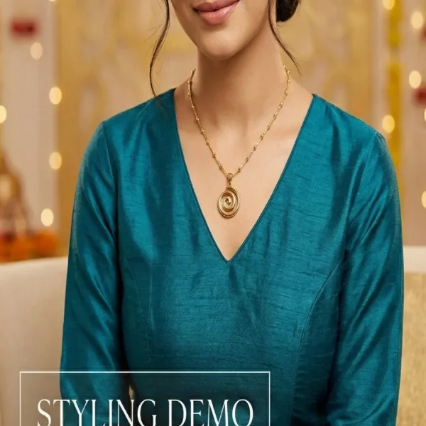 Stylish fashion layer necklace and pendants collection at Passionate Bangladesh showing different gold, silver and stoned necklace and pendants with for western and fusion outfits.