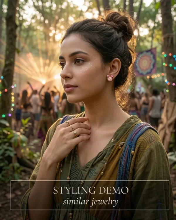 Budget‑friendly stud earring set from Passionate Bangladesh with multiple colorful everyday designs, attractive small studs neatly designed for Passionate girls only.