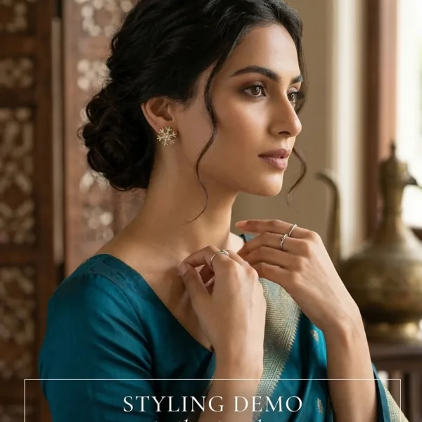 Budget‑friendly stud earring set from Passionate Bangladesh with multiple colorful everyday designs, attractive small studs neatly designed for Passionate girls only. Wearable by Kids too.