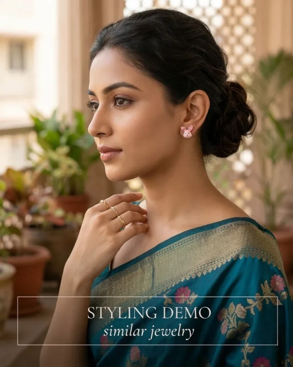 Budget‑friendly stud earring set from Passionate Bangladesh with multiple colorful everyday designs, attractive small studs neatly designed for Passionate girls only. Wearable by Kids too.