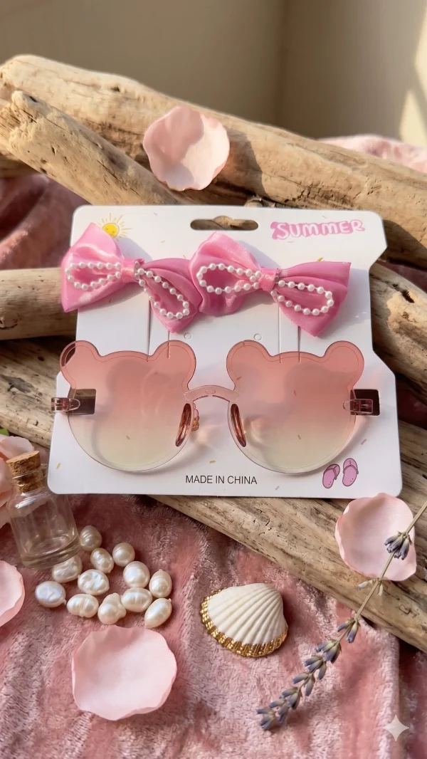 Buy hairbow and sunglasses set for your children. Find the micky mouse hairclips along with micky mouse shaped colorful baby sunglasses in Passionate Bangladesh. check the link to purchase- https://passionatebangladesh.com/product-category/kids-zone/