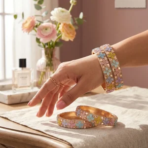 Shop Exotic bangles, earrings necklaces, bags, beauty essentials at Passionate Bangladesh. The collection of premium bangle sets are exquisite and affordable. Trendy, budget-friendly, and ready to gift. https://passionatebangladesh.com/