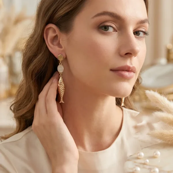 Trendy stud, mixed shaped, hoop and drop earrings from Passionate Bangladesh, everyday and party jewelry in different shapes and colors for women and girls.