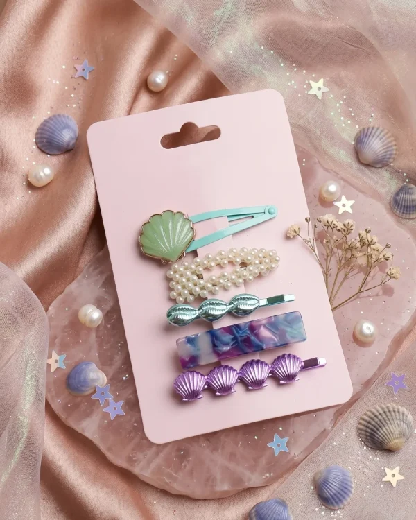 Cute hair accessories collection with multicolor bow clips, hair ribbons, hairbands and teddy bear or bunny hairbands for girls and kids from Passionate Bangladesh.