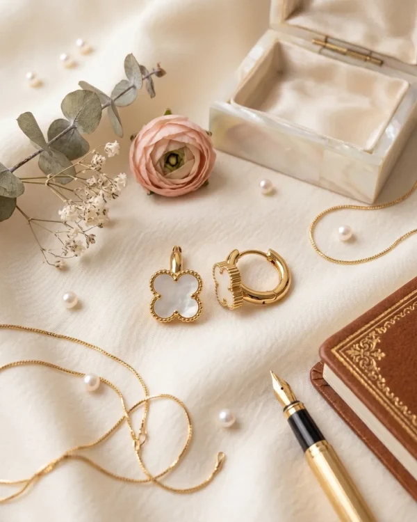 Golden earrings of 1 cm, trendy and stylish golden earrings for women and girls.