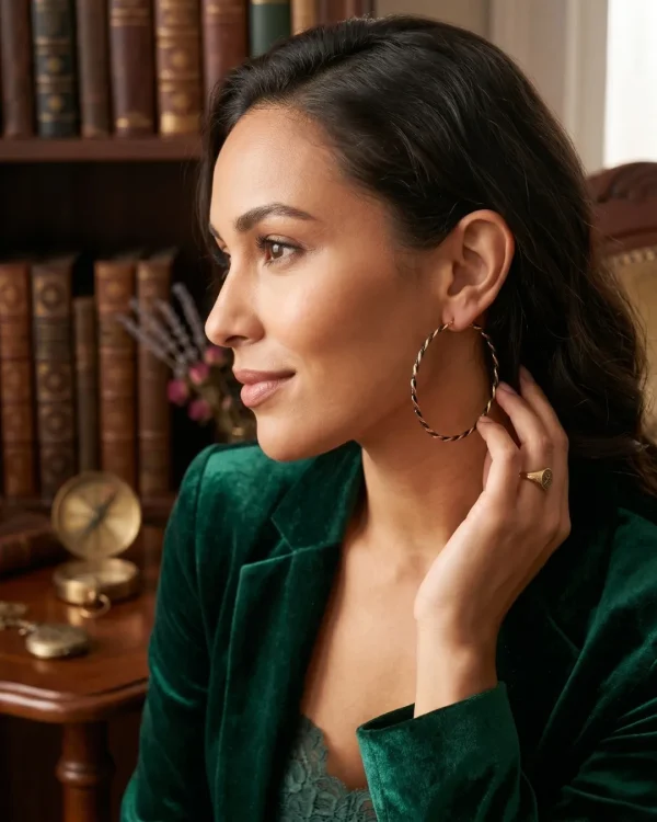 Trendy stud, mixed shaped, hoop and drop earrings from Passionate Bangladesh, everyday and party jewelry in different shapes and colors for women and girls.