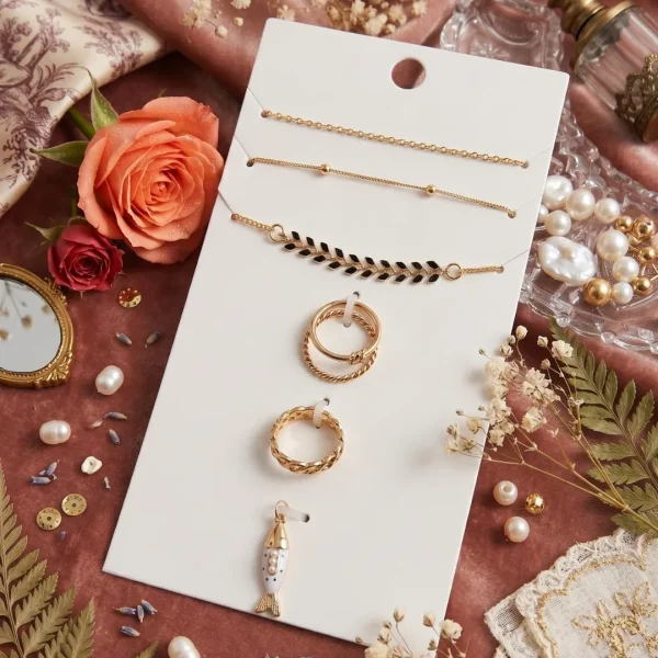 Elegant Pendant, Necklace and Rings set from Passionate Bangladesh, lightweight dangle design for women and girls, perfect for parties and special occasions. Try our different designs like butterfly earrings, long chain earrings, heart shape earrings and stone earrings.