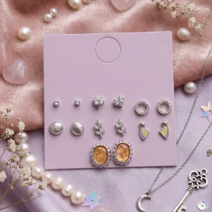 Trendy stud earrings for girls and women, simple everyday designs and sparkly studs from Passionate Bangladesh for party looks. https://passionatebangladesh.com/