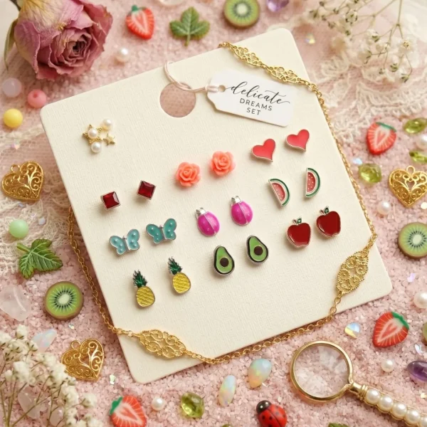 Trendy stud earrings for girls and women, simple everyday designs and sparkly studs from Passionate Bangladesh for party looks. https://passionatebangladesh.com/