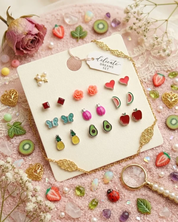 Trendy stud earrings for girls and women, simple everyday designs and sparkly studs from Passionate Bangladesh for party looks. https://passionatebangladesh.com/
