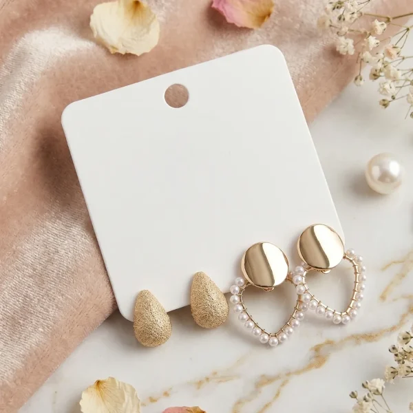 Trendy stud, mixed shaped, hoop and drop earrings from Passionate Bangladesh, everyday and party jewelry in different shapes and colors for women and girls.